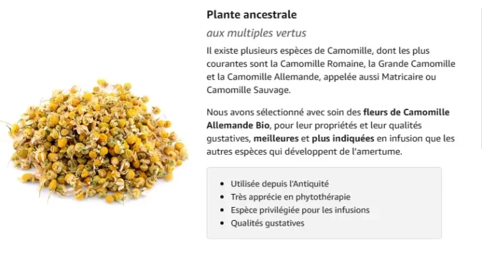 camomille et ses vertus
